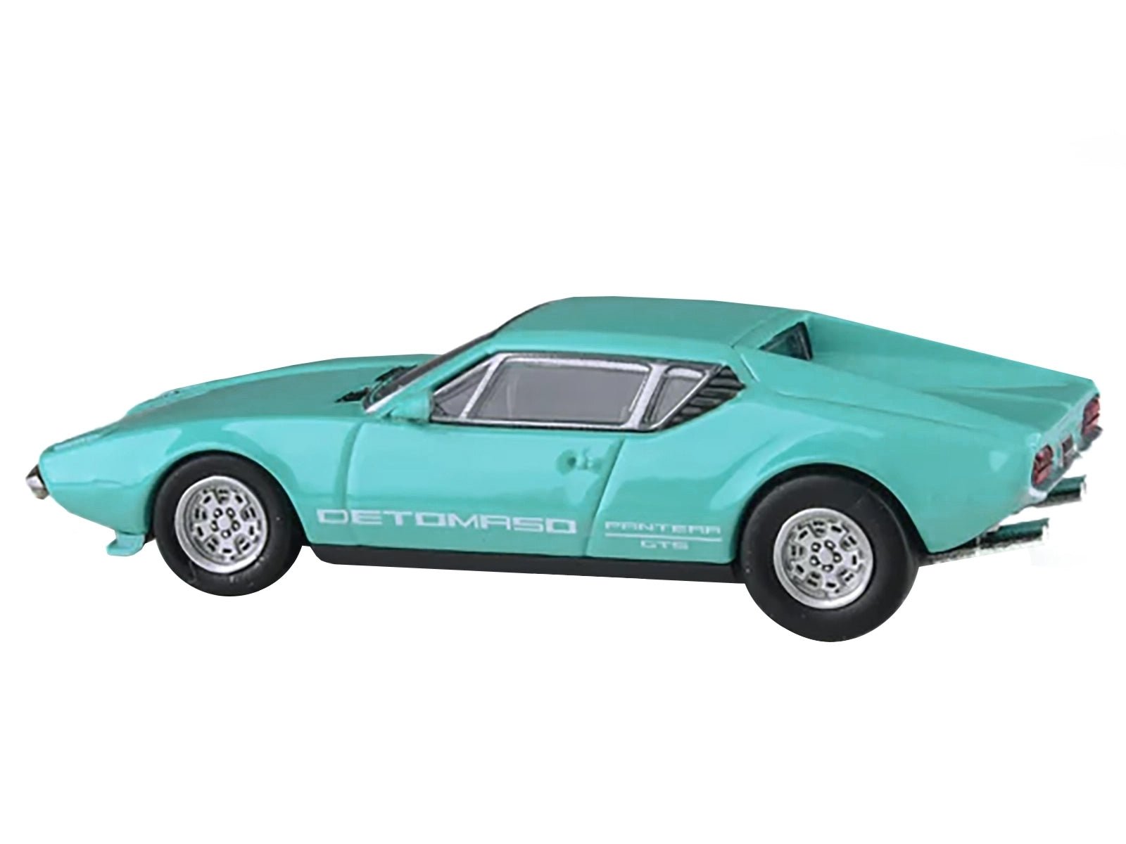 1972 De Tomaso Pantera Verde Aqua 1/64 Diecast Model Car by Paragon Models - Rapid Vehicles
