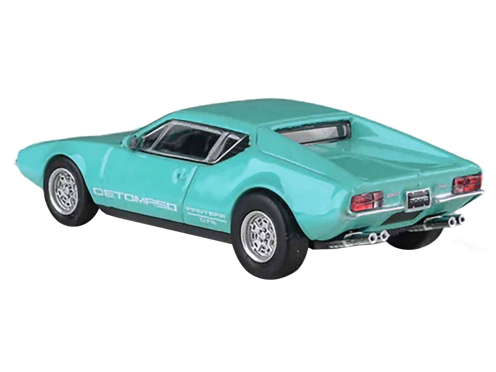 1972 De Tomaso Pantera Verde Aqua 1/64 Diecast Model Car by Paragon Models - Rapid Vehicles