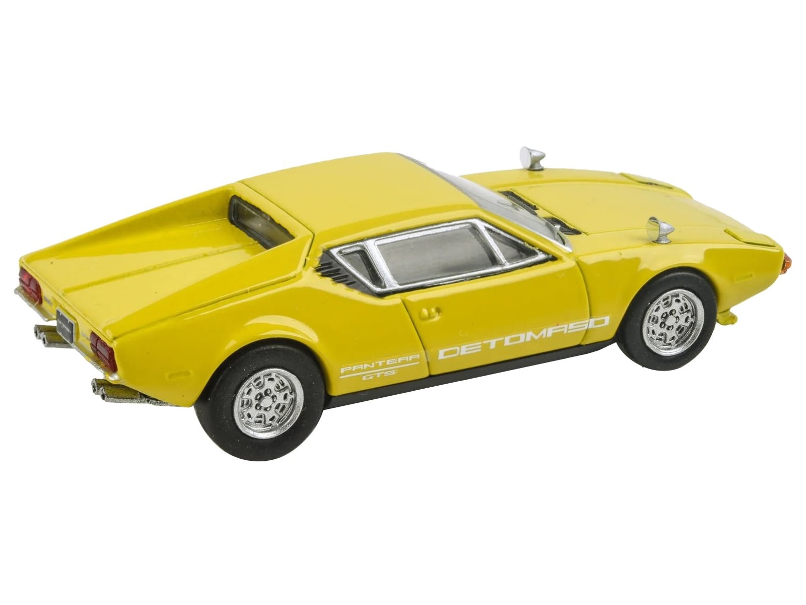 1972 De Tomaso Pantera Yellow 1/64 Diecast Model Car by Paragon Models - Rapid Vehicles