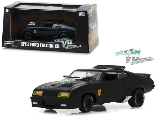 1973 Ford Falcon XB Black "Last of the V8 Interceptors" (1979) Movie 1/43 Diecast Model Car by Greenlight free shipping USA - Rapid Vehicles