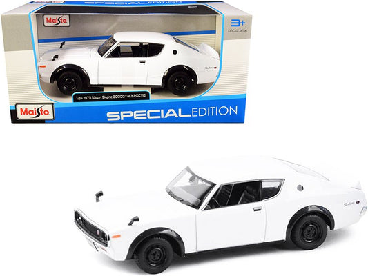 1973 Nissan Skyline 2000GT-R (KPGC110) White "Special Edition" Series 1/24 Diecast Model Car by Maisto free shipping USA - Rapid Vehicles