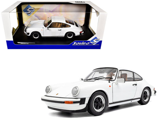 1974 Porsche 911 (930) 3.0 SC Grand Prix White 1/18 Diecast Model Car by Solido free shipping USA - Rapid Vehicles