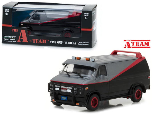 1983 GMC Vandura "The A - Team" (1983 - 1987) TV Series 1/43 Diecast Model Car by Greenlight free shipping USA - Rapid Vehicles