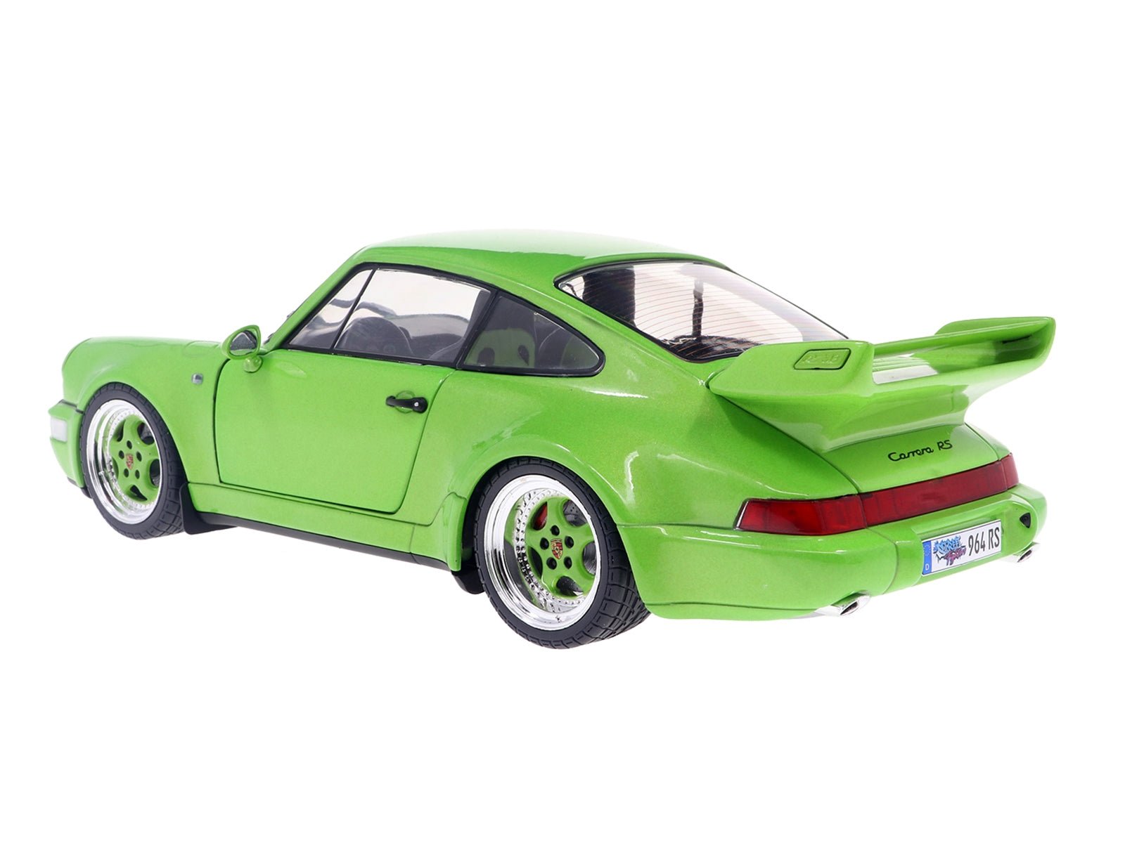 1990 Porsche 911 (964) Carrera RS "Streetfighter" Green Metallic 1/18 Diecast Model Car by Solido - Rapid Vehicles
