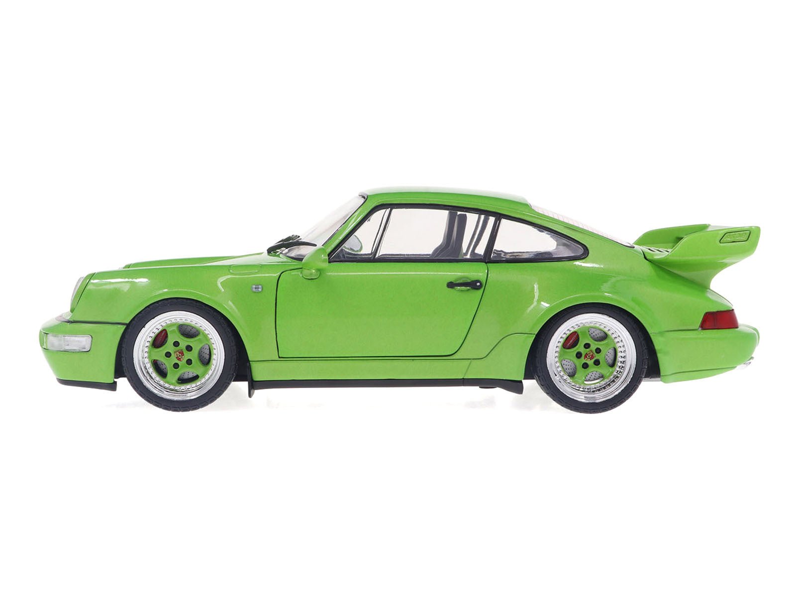 1990 Porsche 911 (964) Carrera RS "Streetfighter" Green Metallic 1/18 Diecast Model Car by Solido - Rapid Vehicles
