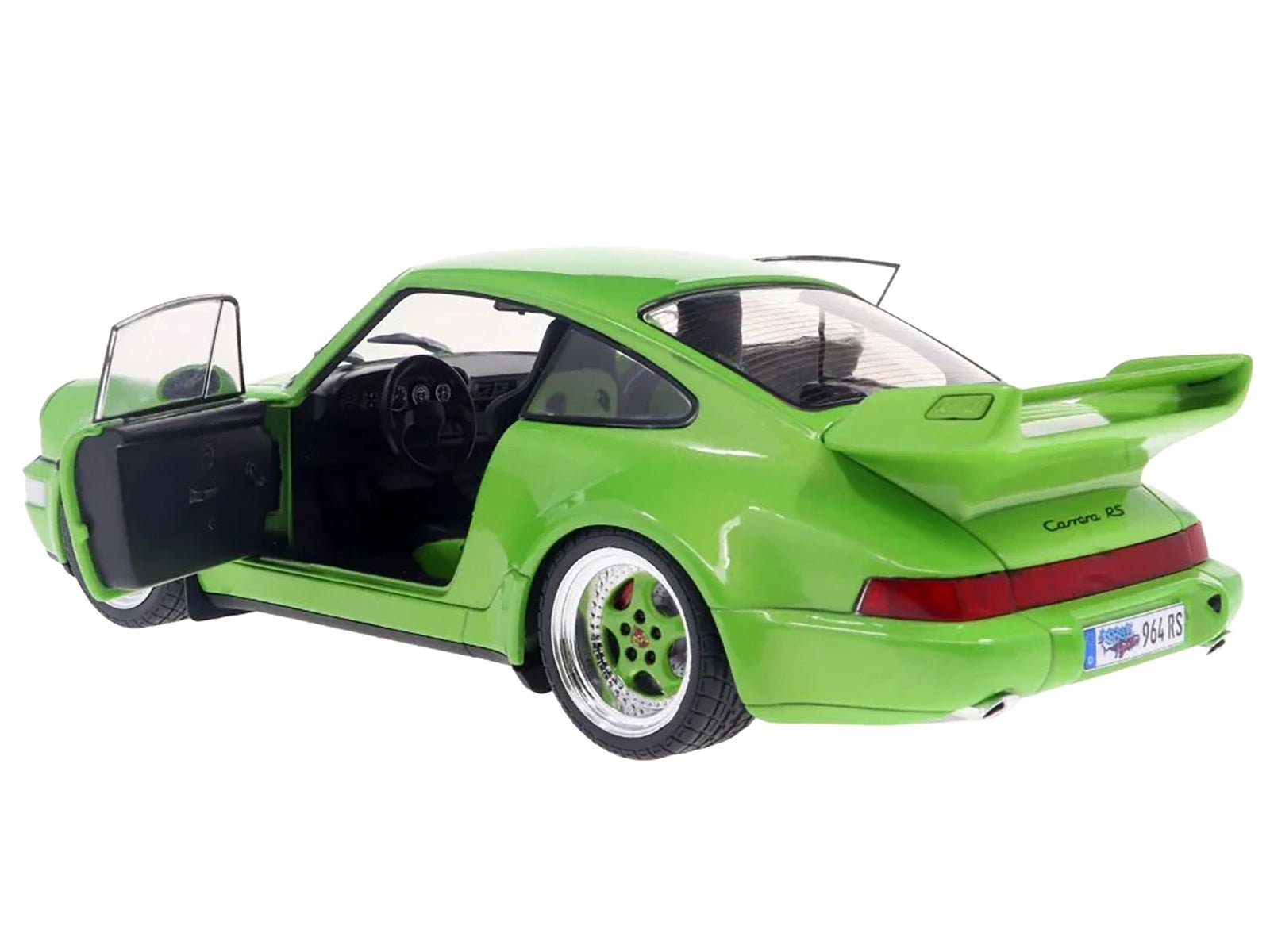 1990 Porsche 911 (964) Carrera RS "Streetfighter" Green Metallic 1/18 Diecast Model Car by Solido - Rapid Vehicles