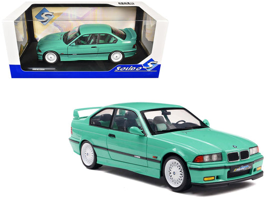 1991 BMW E36 M3 "Solido Works" Mint Green with Mint Green Interior 1/18 Diecast Model Car by Solido free shipping USA - Rapid Vehicles