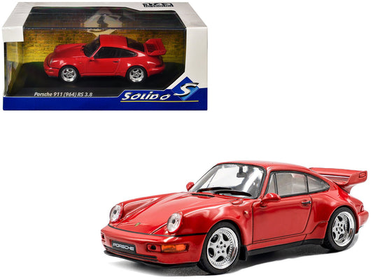 1994 Porsche 911 (964) RS 3.8 Guards Red 1/43 Diecast Model Car by Solido free shipping USA - Rapid Vehicles
