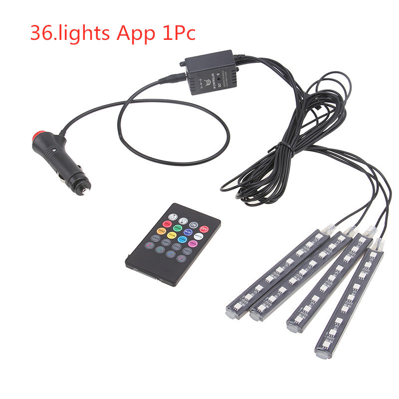 style: 36.lights App 1Pc - Wireless Remote Car RGB Lights LED - Premium Car Lights from Rapidvehicles - Just $21.59! Shop now at Rapidvehicles