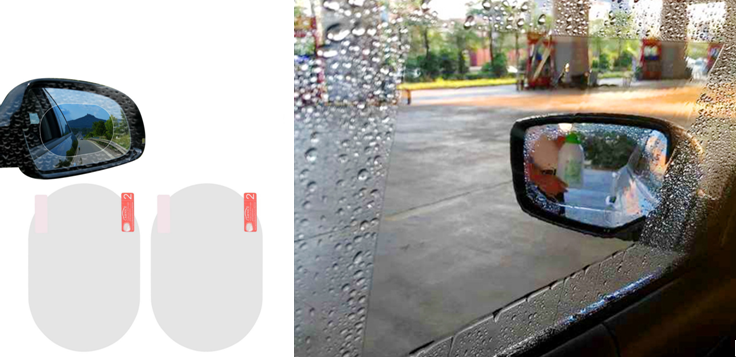 Style: Oval+Side, Color: W-145x100mm, Size:  - Anti-Moist Waterproof Side Mirror Sticker - Premium Car Stickers from Rapidvehicles - Just $18.99! Shop now at Rapidvehicles