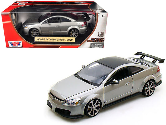 2003 Honda Accord Gray Metallic 1/18 Diecast Model Car by Motormax free shipping USA - Rapid Vehicles
