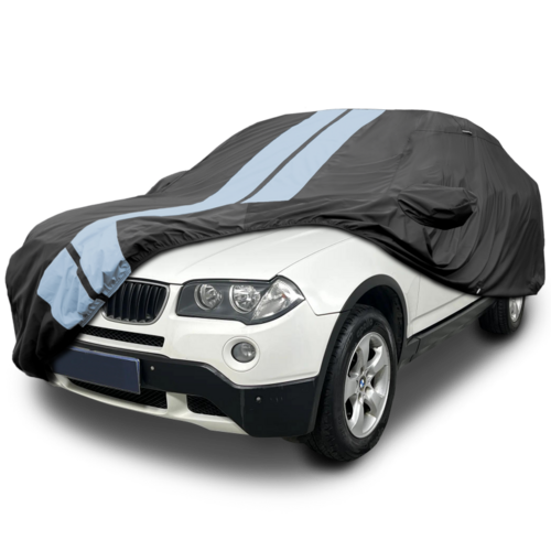 2004-2010 BMW X3 TimeGuard SUV Cover-STR-Black-Gray - Premium Automotive from Sangria Hestia - Just $188.99! Shop now at Rapidvehicles