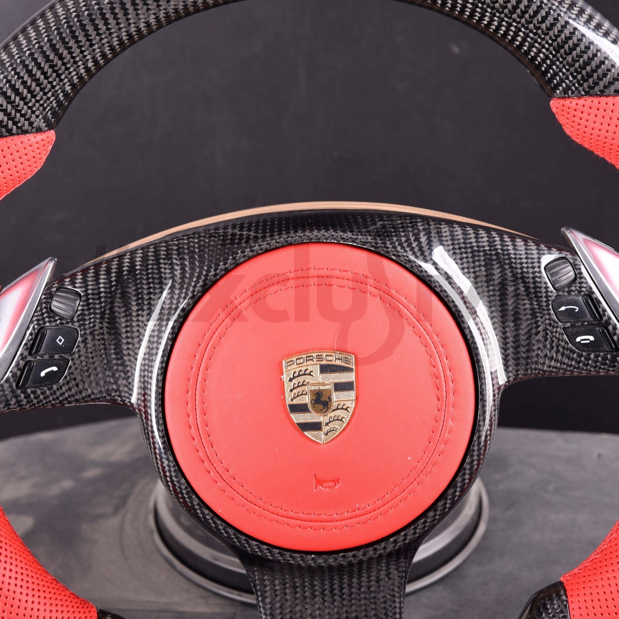 2009-2016 Porsche 911 (991.1) / Boxster (987.2 981) / Cayman (981) / Cayenne (958) / Panamera (970) PDK Custom Steering Wheel by Exclusive Steering - Rapid Vehicles