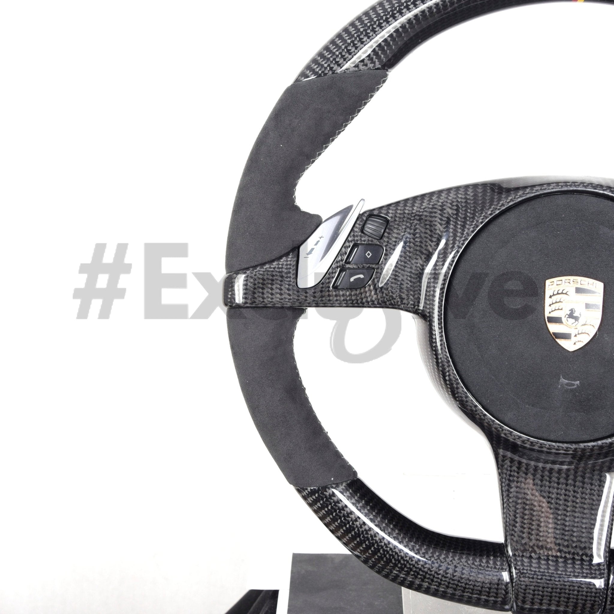 2009-2016 Porsche 911 (991.1) / Boxster (987.2 981) / Cayman (981) / Cayenne (958) / Panamera (970) PDK Custom Steering Wheel by Exclusive Steering - Rapid Vehicles