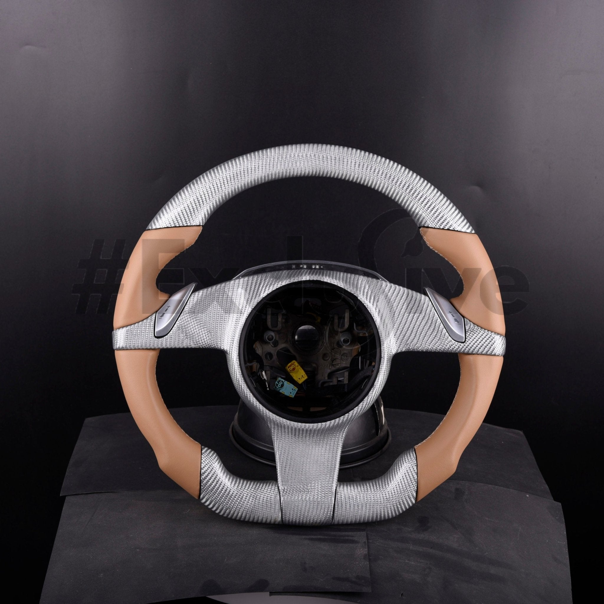 2009-2016 Porsche 911 (991.1) / Boxster (987.2 981) / Cayman (981) / Cayenne (958) / Panamera (970) PDK Custom Steering Wheel by Exclusive Steering - Rapid Vehicles