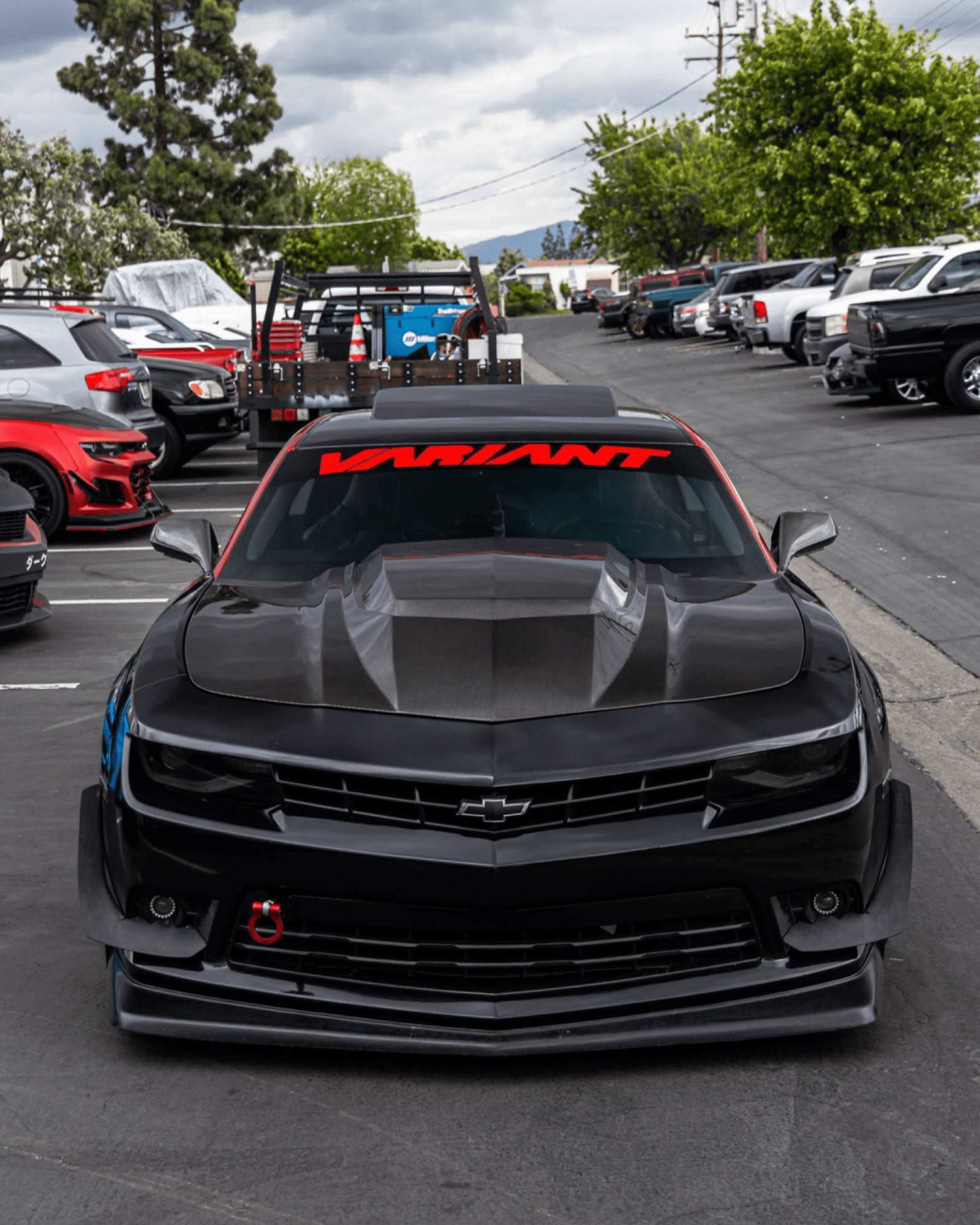 2010-2015 Chevy Camaro Type-ZR Carbon Fiber Double Sided Hood - Rapid Vehicles