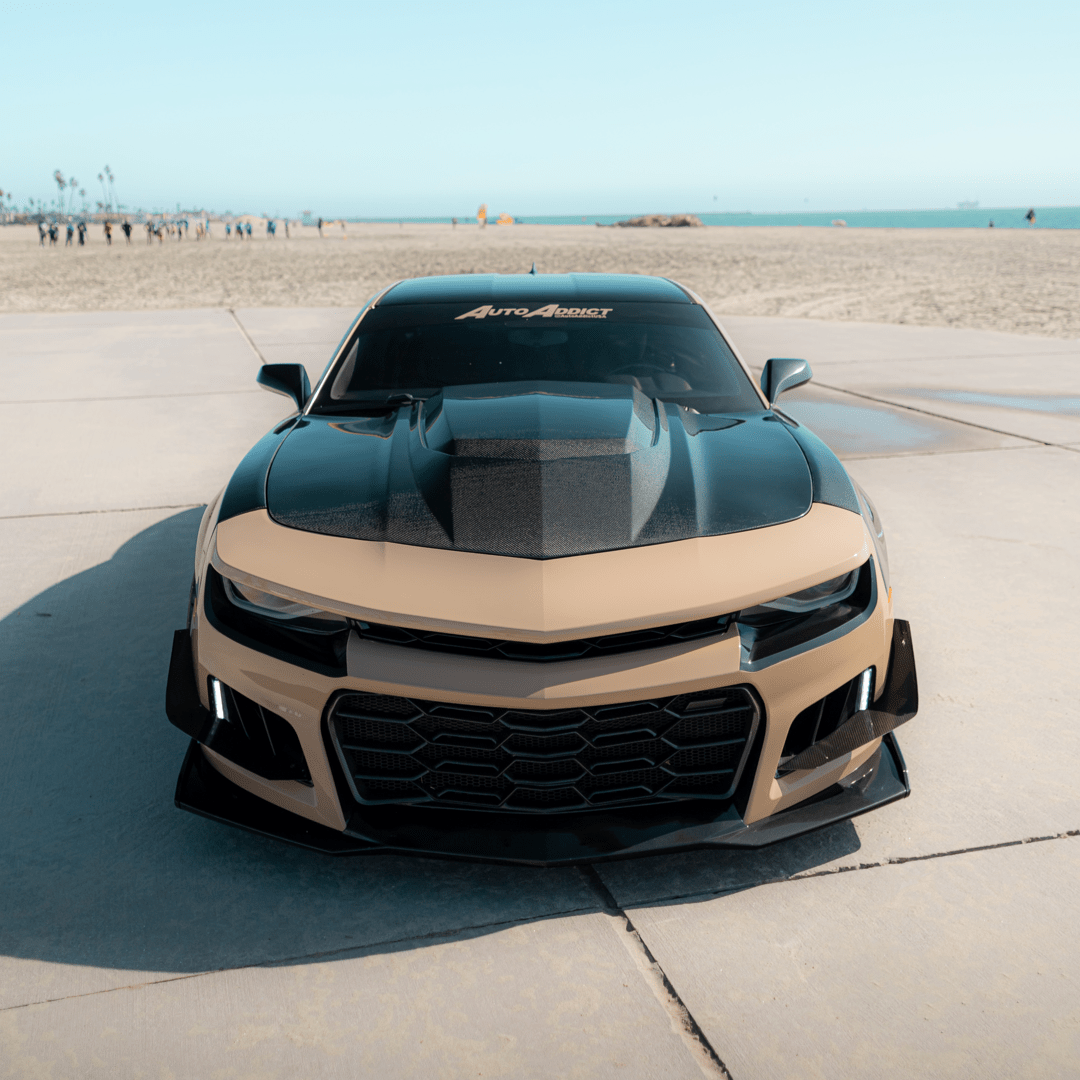 2010-2015 Chevy Camaro Type-ZR Carbon Fiber Double Sided Hood - Rapid Vehicles