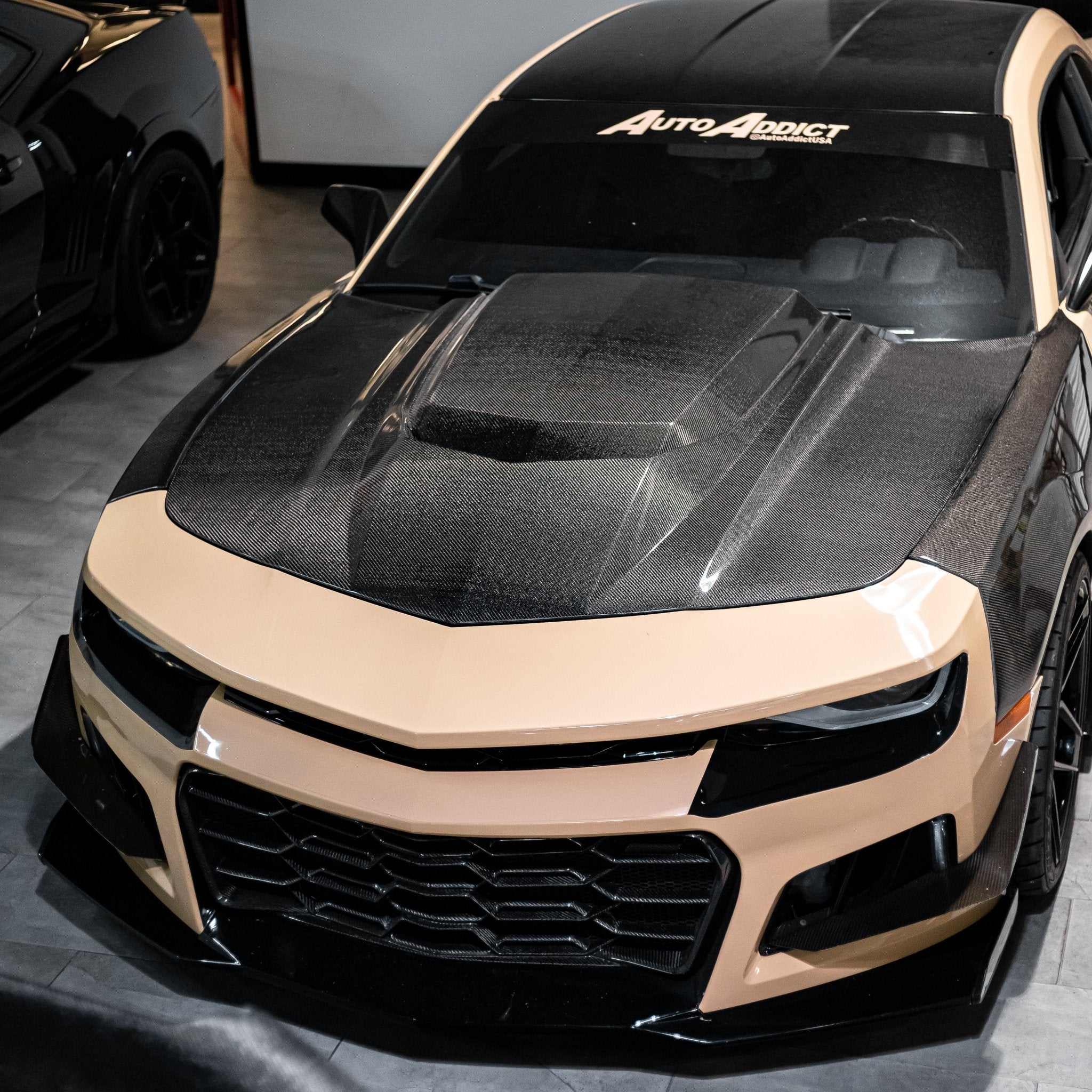 2010-2015 Chevy Camaro Type-ZR Carbon Fiber Double Sided Hood - Rapid Vehicles