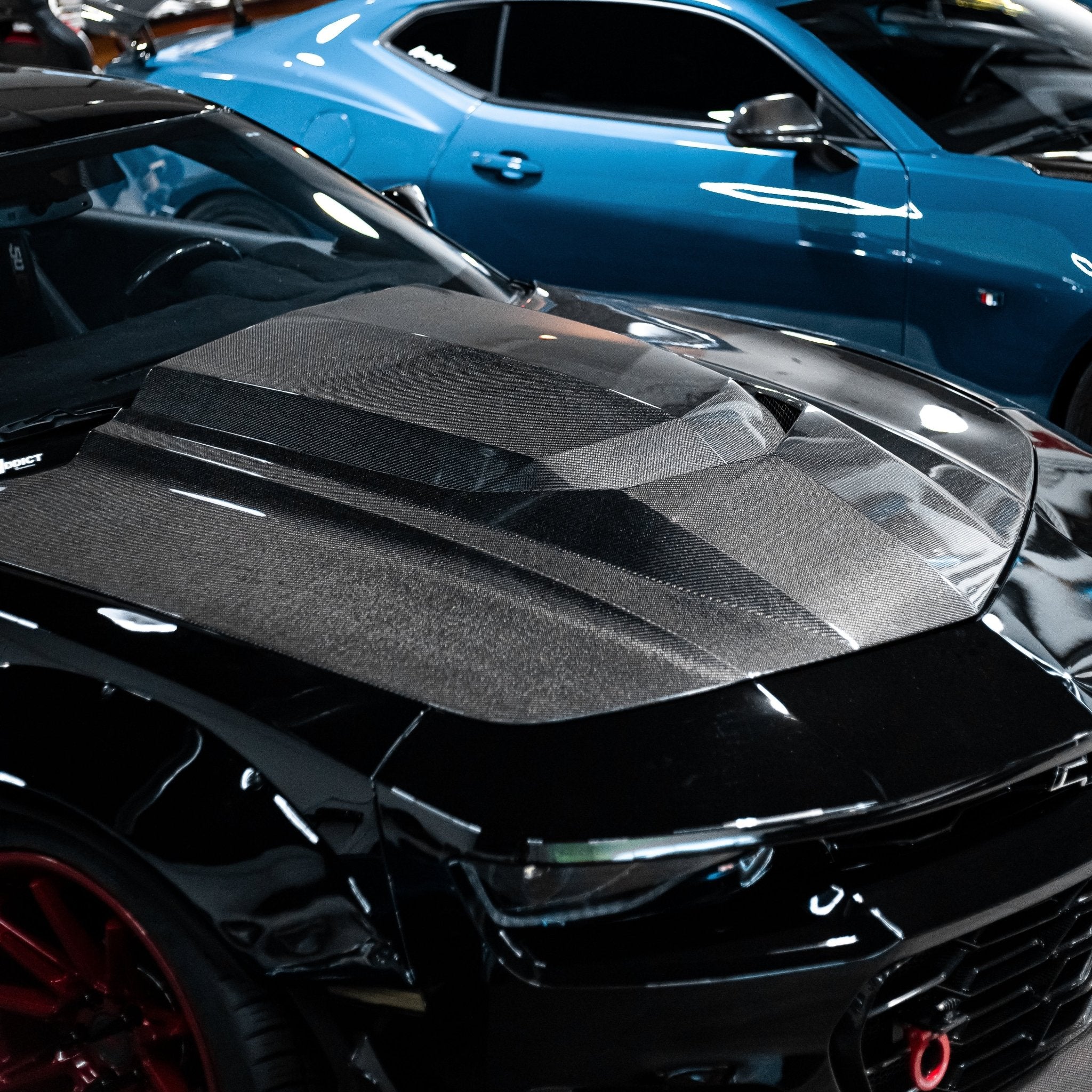 2010-2015 Chevy Camaro Type-ZR Carbon Fiber Double Sided Hood - Rapid Vehicles