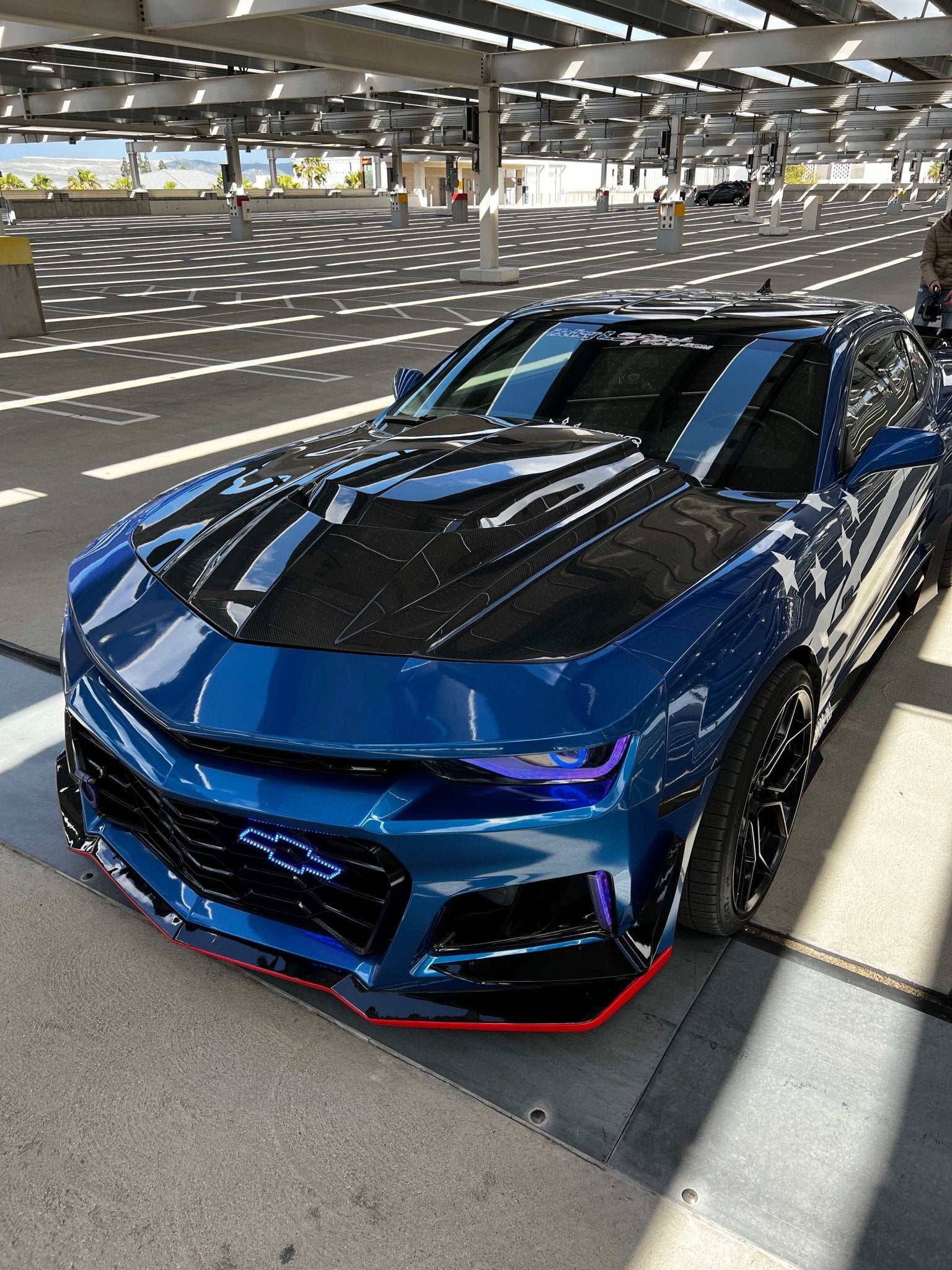 2010-2015 Chevy Camaro Type-ZR Carbon Fiber Double Sided Hood - Rapid Vehicles