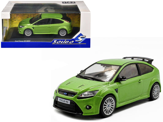 2010 Ford Focus MKII RS Ultimate Green Metallic 1/43 Diecast Model Car by Solido free shipping USA - Rapid Vehicles
