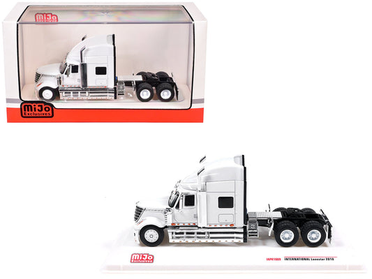 2010 International Lonestar Truck Tractor White 1/64 Diecast Model by IXO Models free shipping USA - Rapid Vehicles