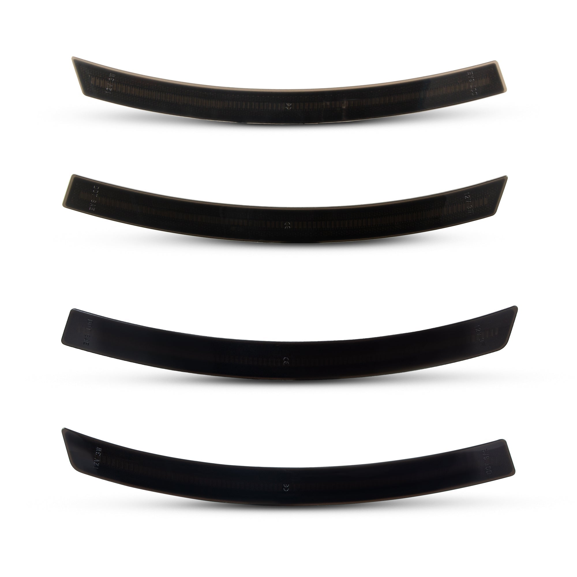 2014–2019 Chevrolet Corvette C7 Smoked White LED Side Markers Set - Rapid Vehicles