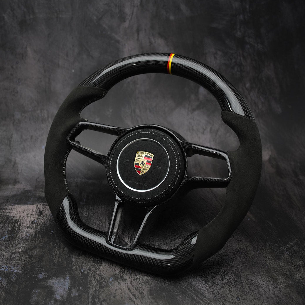 2014-2020 Porsche 911 (991.2) / GT3/GT3RS(991) / 718 Boxster/Cayman (982) / Cayenne (958.2) / Panamera (971) / Macan(95B) | Custom Steering Wheel by Exclusive Steering - Rapid Vehicles