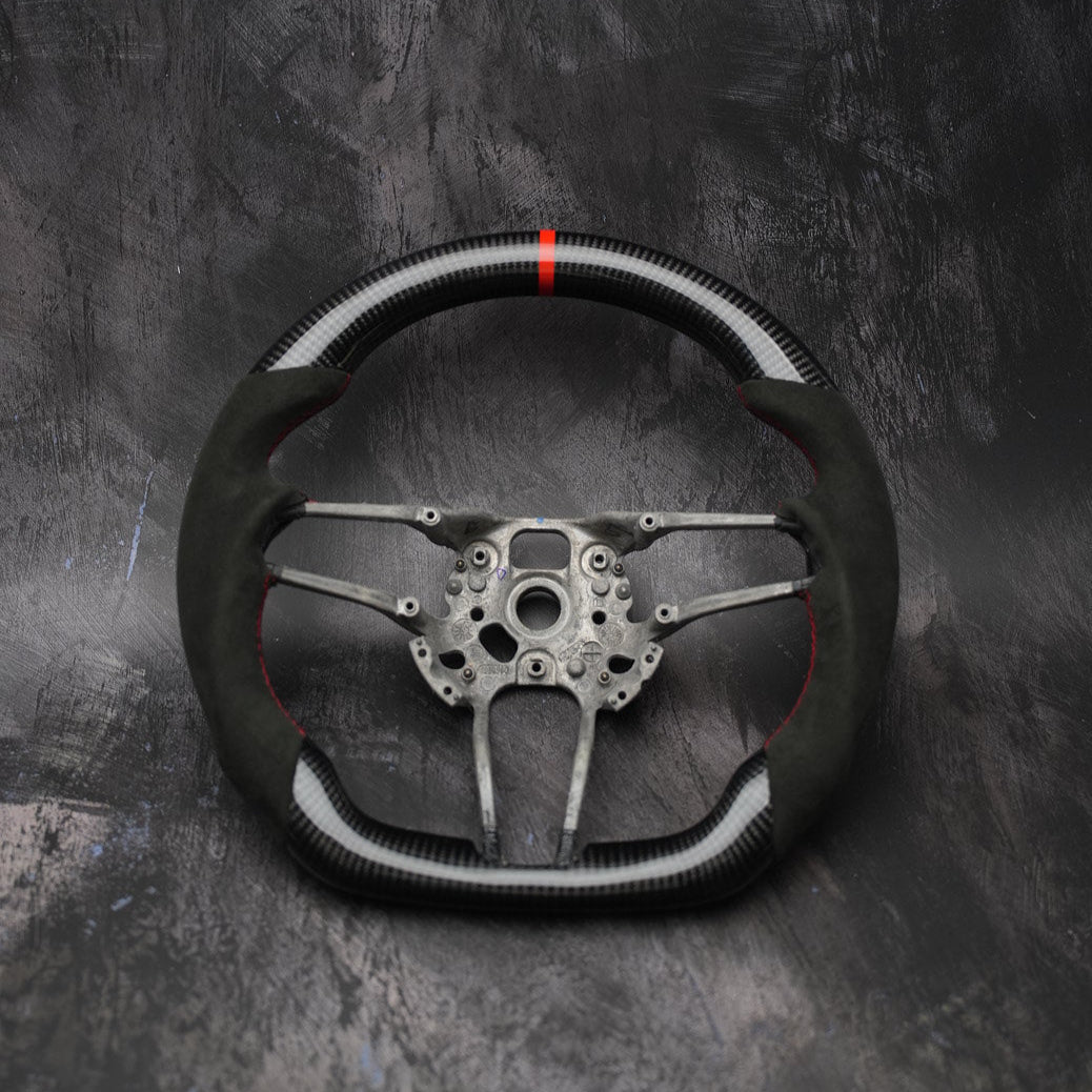 2014-2020 Porsche 911 (991.2) / GT3/GT3RS(991) / 718 Boxster/Cayman (982) / Cayenne (958.2) / Panamera (971) / Macan(95B) | Custom Steering Wheel by Exclusive Steering - Rapid Vehicles
