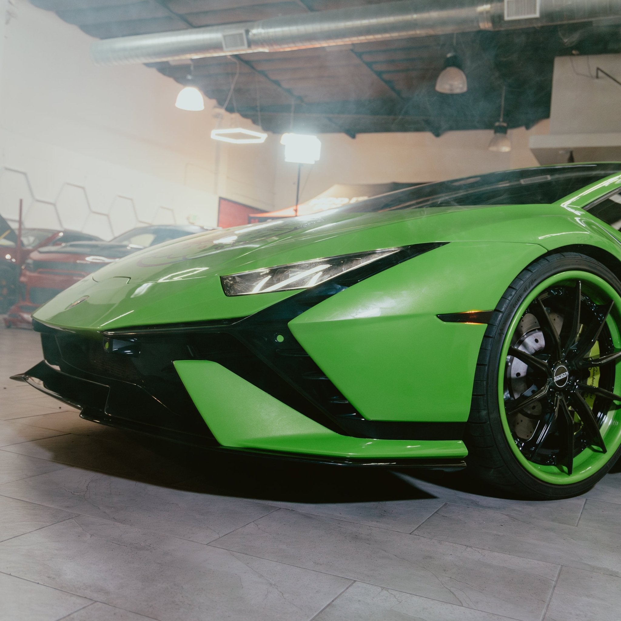 2014-2024 Lamborghini Huracan Tecnica Front Bumper Conversion Kit - Rapid Vehicles