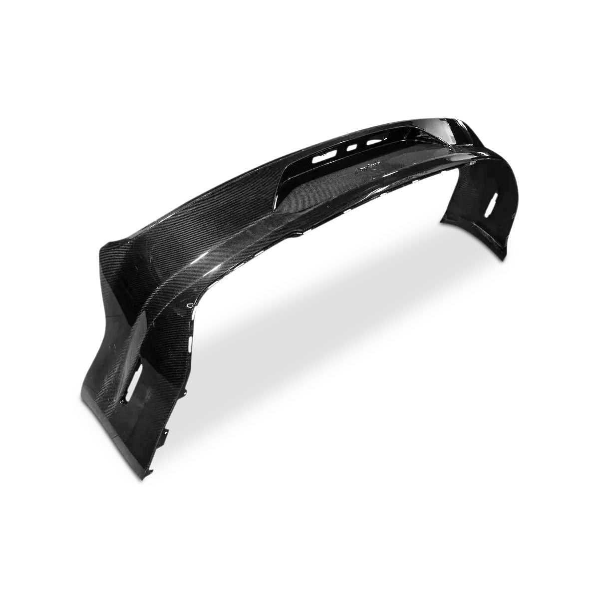 2015-2023 Ford Mustang GT500 Style Double Sided Full Carbon Fiber Track Package Rear Bumper Conversion - Rapid Vehicles