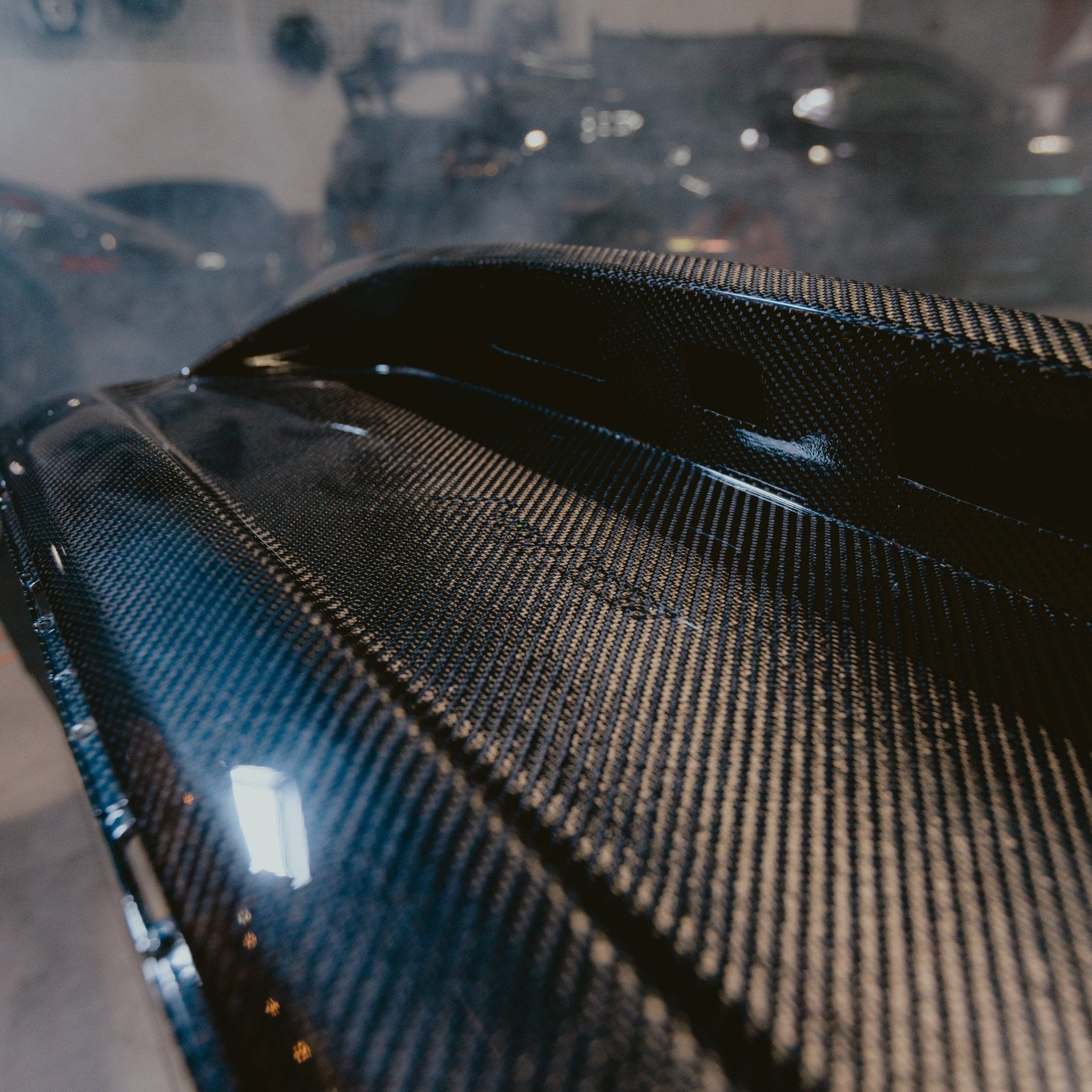 2015-2023 Ford Mustang GT500 Style Double Sided Full Carbon Fiber Track Package Rear Bumper Conversion - Rapid Vehicles