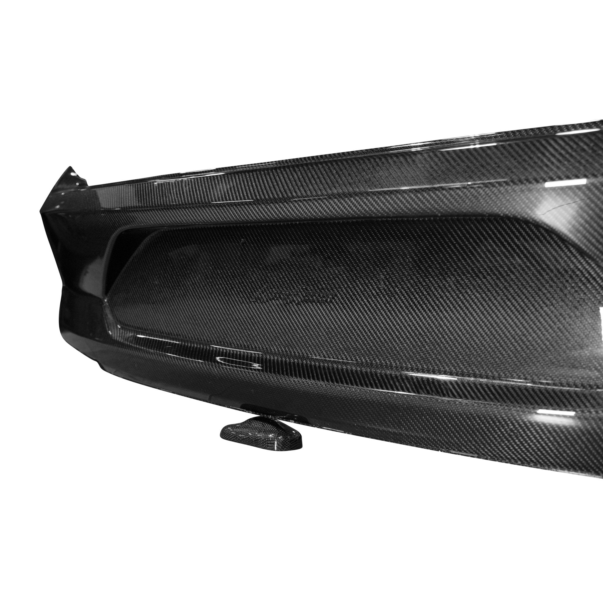 2015-2023 Ford Mustang GT500 Style Double Sided Full Carbon Fiber Track Package Rear Bumper Conversion - Rapid Vehicles