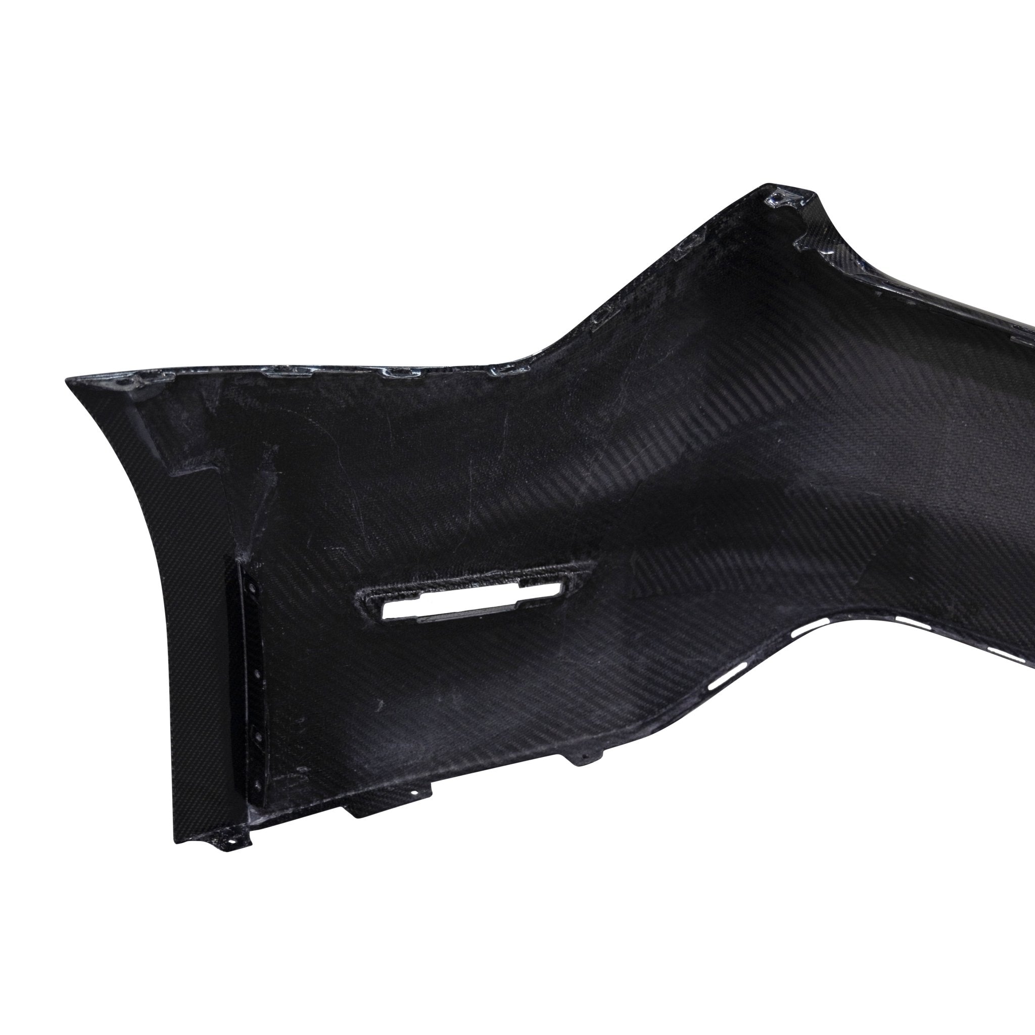 2015-2023 Ford Mustang GT500 Style Double Sided Full Carbon Fiber Track Package Rear Bumper Conversion - Rapid Vehicles