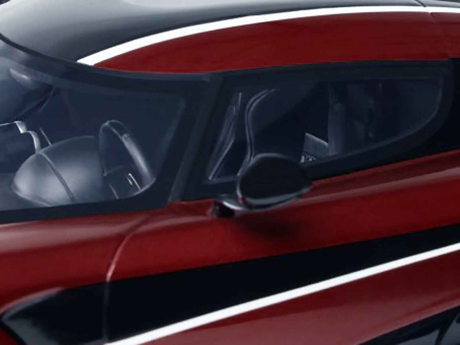 2017 Koenigsegg Agera RS Deep Red Metallic with Black Stripes 1/18 Model Car by GT Spirit - Rapid Vehicles