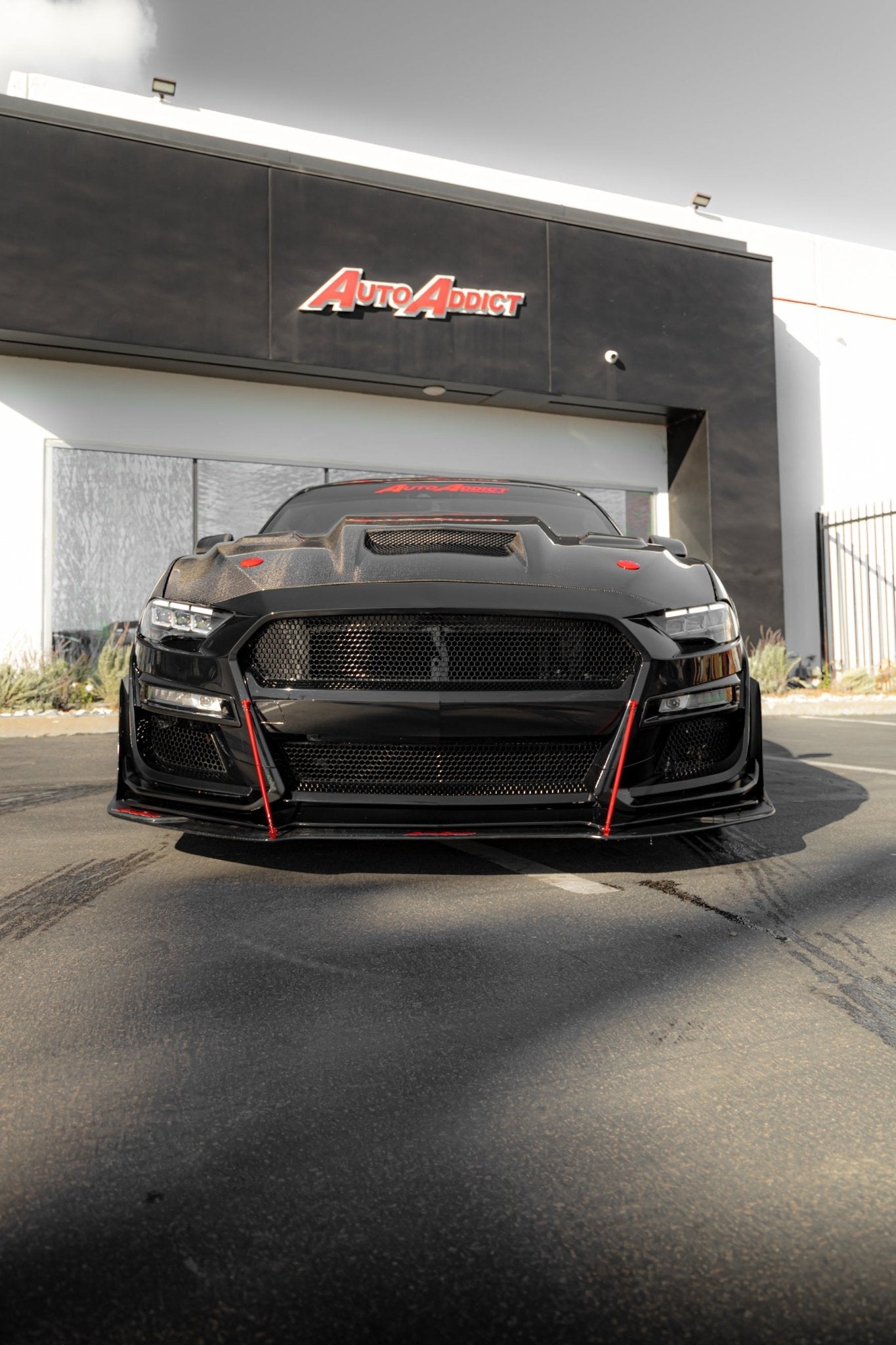 2018-2023 Ford Mustang Projector Headlights S650 Style LED Amber Sequential Turn Signals - Rapid Vehicles
