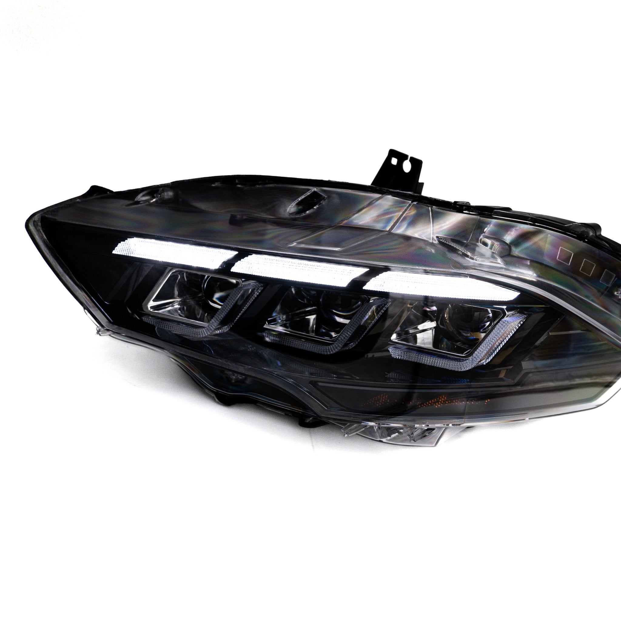 2018-2023 Ford Mustang Projector Headlights S650 Style LED Amber Sequential Turn Signals - Rapid Vehicles