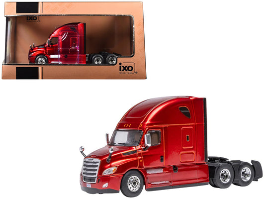 2018 Freightliner Cascadia Truck Tractor Red Metallic 1/64 Diecast Model by IXO Models free shipping USA - Rapid Vehicles