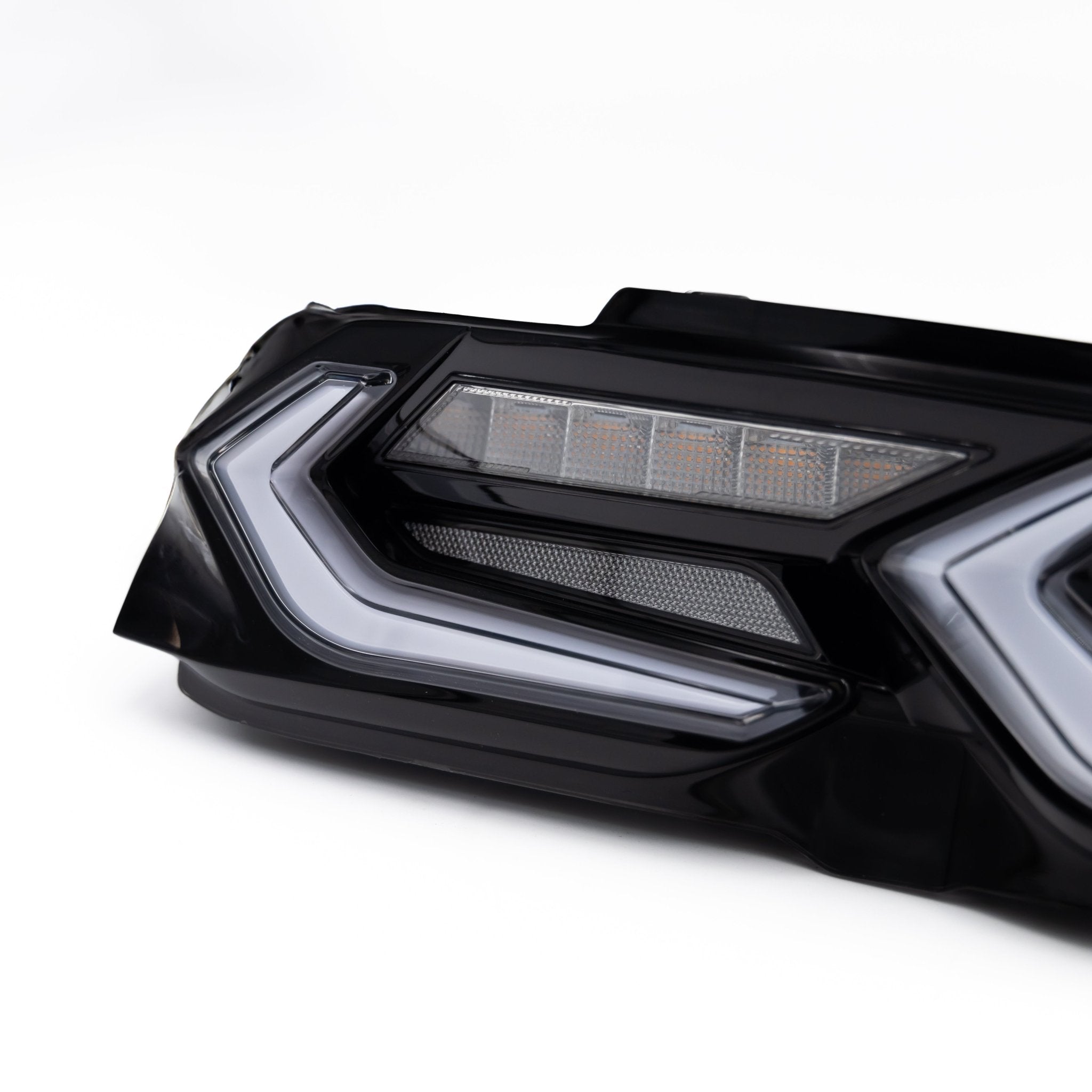 2019-2025 CHEVY CAMARO UMBRA LED TAILLIGHTS GLOSS BLACK/SMOKE LENS - Rapid Vehicles