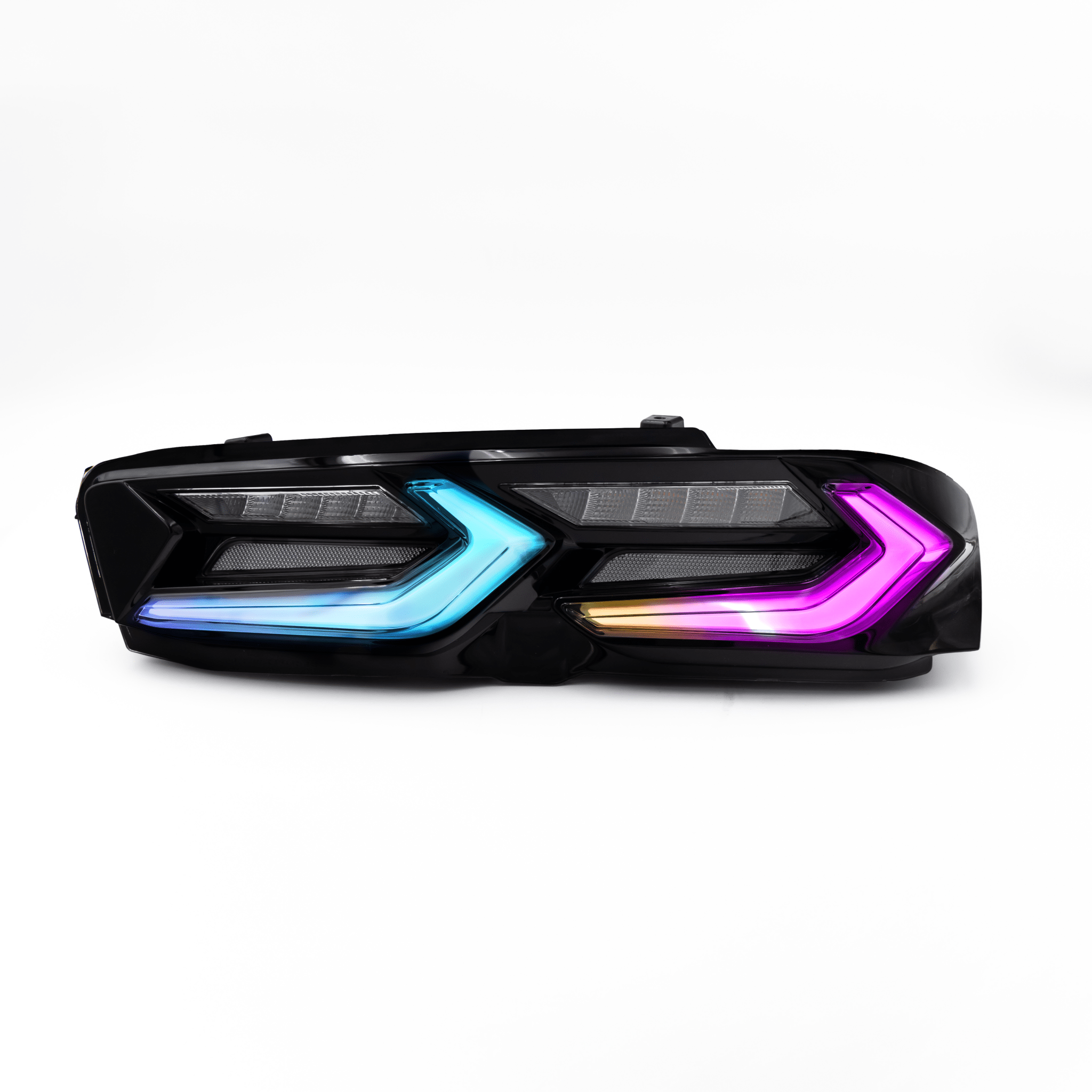 2019-2025 CHEVY CAMARO UMBRA LED TAILLIGHTS GLOSS BLACK/SMOKE LENS - Rapid Vehicles
