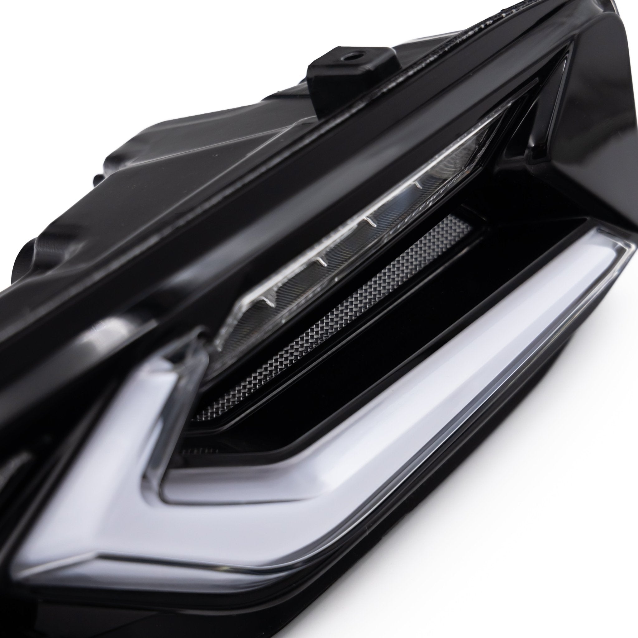 2019-2025 CHEVY CAMARO UMBRA LED TAILLIGHTS GLOSS BLACK/SMOKE LENS - Rapid Vehicles