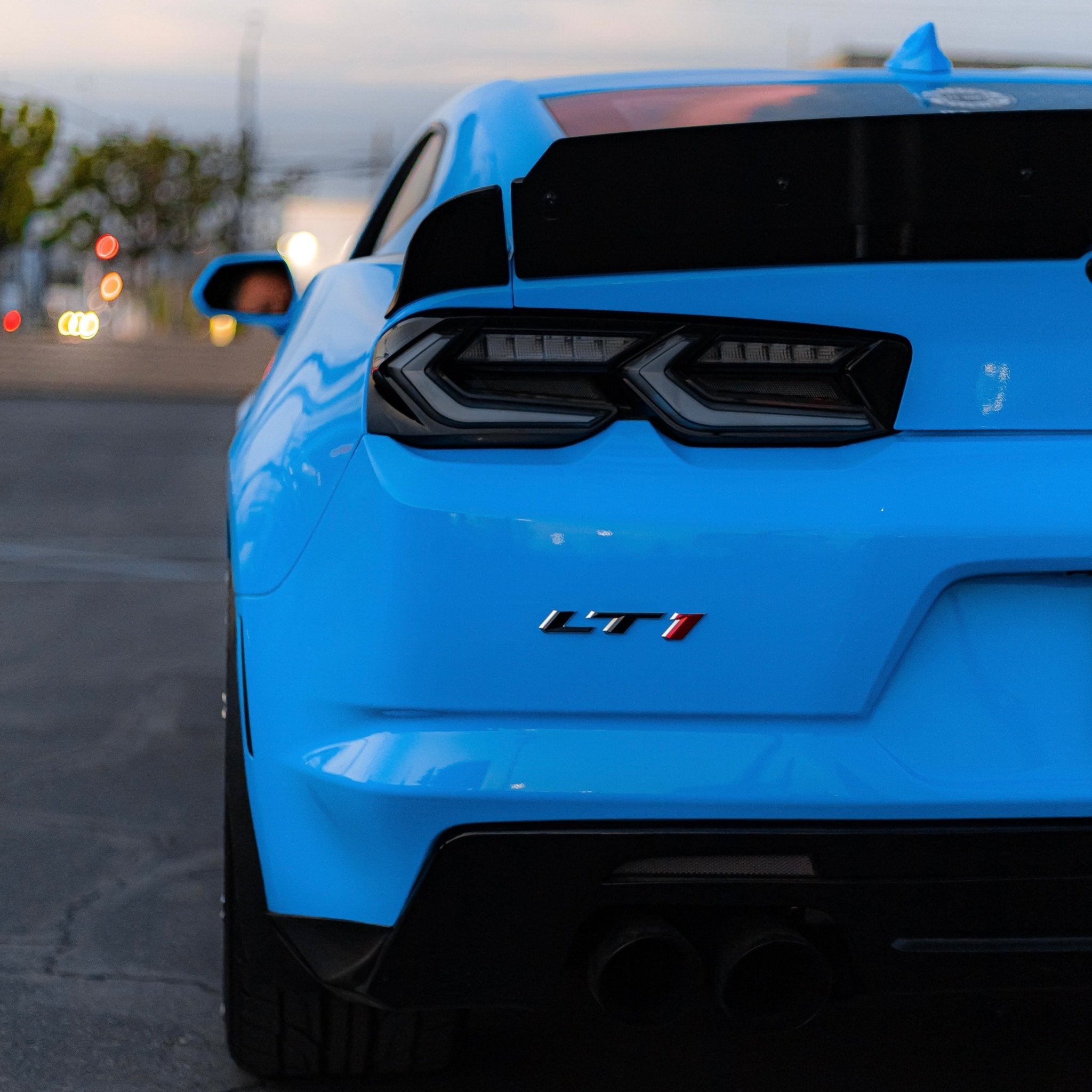 2019-2025 CHEVY CAMARO UMBRA LED TAILLIGHTS GLOSS BLACK/SMOKE LENS - Rapid Vehicles