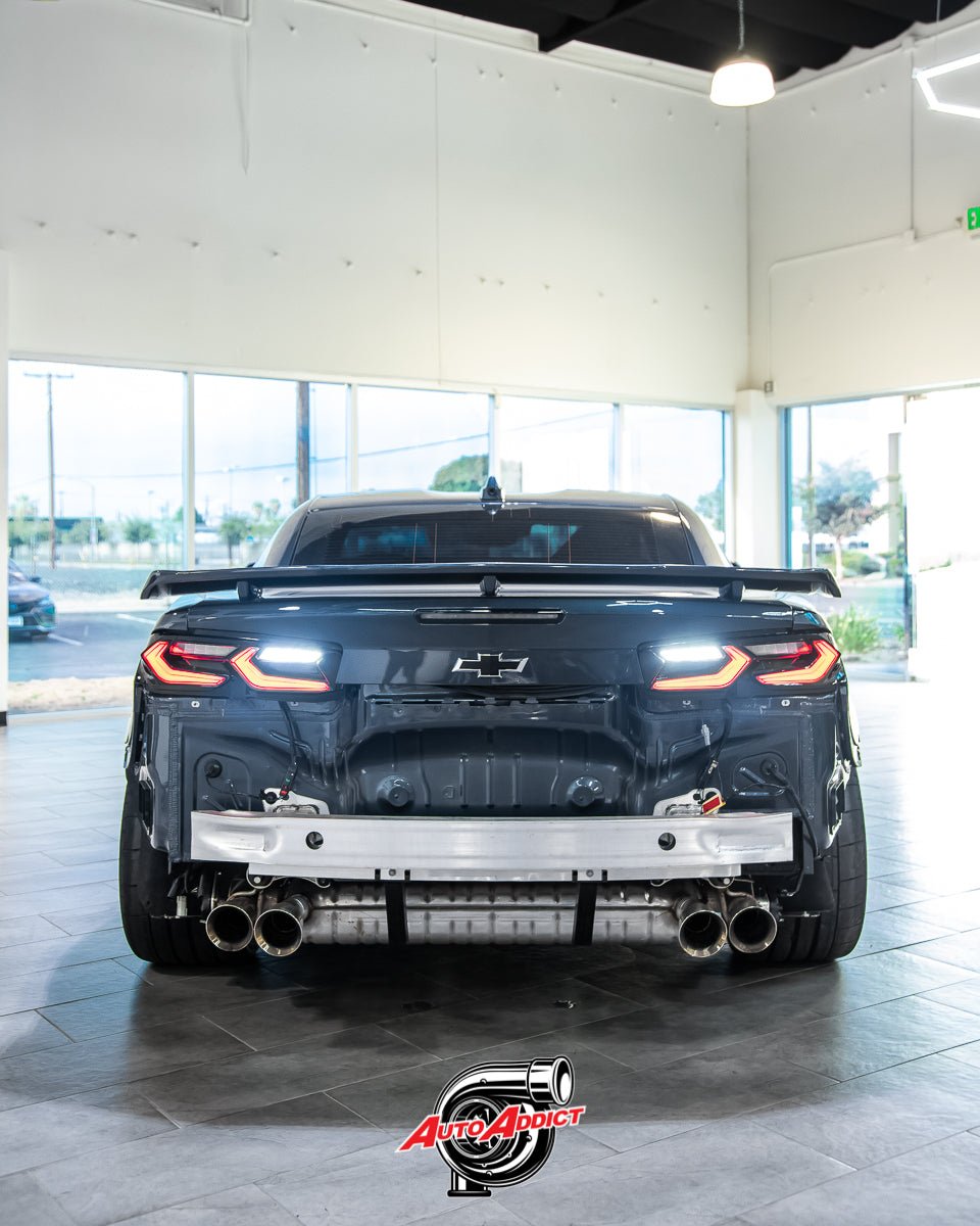 2019-2025 CHEVY CAMARO UMBRA LED TAILLIGHTS GLOSS BLACK/SMOKE LENS - Rapid Vehicles
