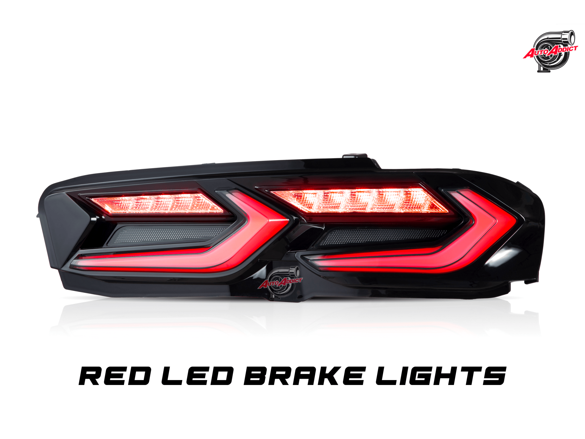 2019-2025 CHEVY CAMARO UMBRA LED TAILLIGHTS GLOSS BLACK/SMOKE LENS - Rapid Vehicles