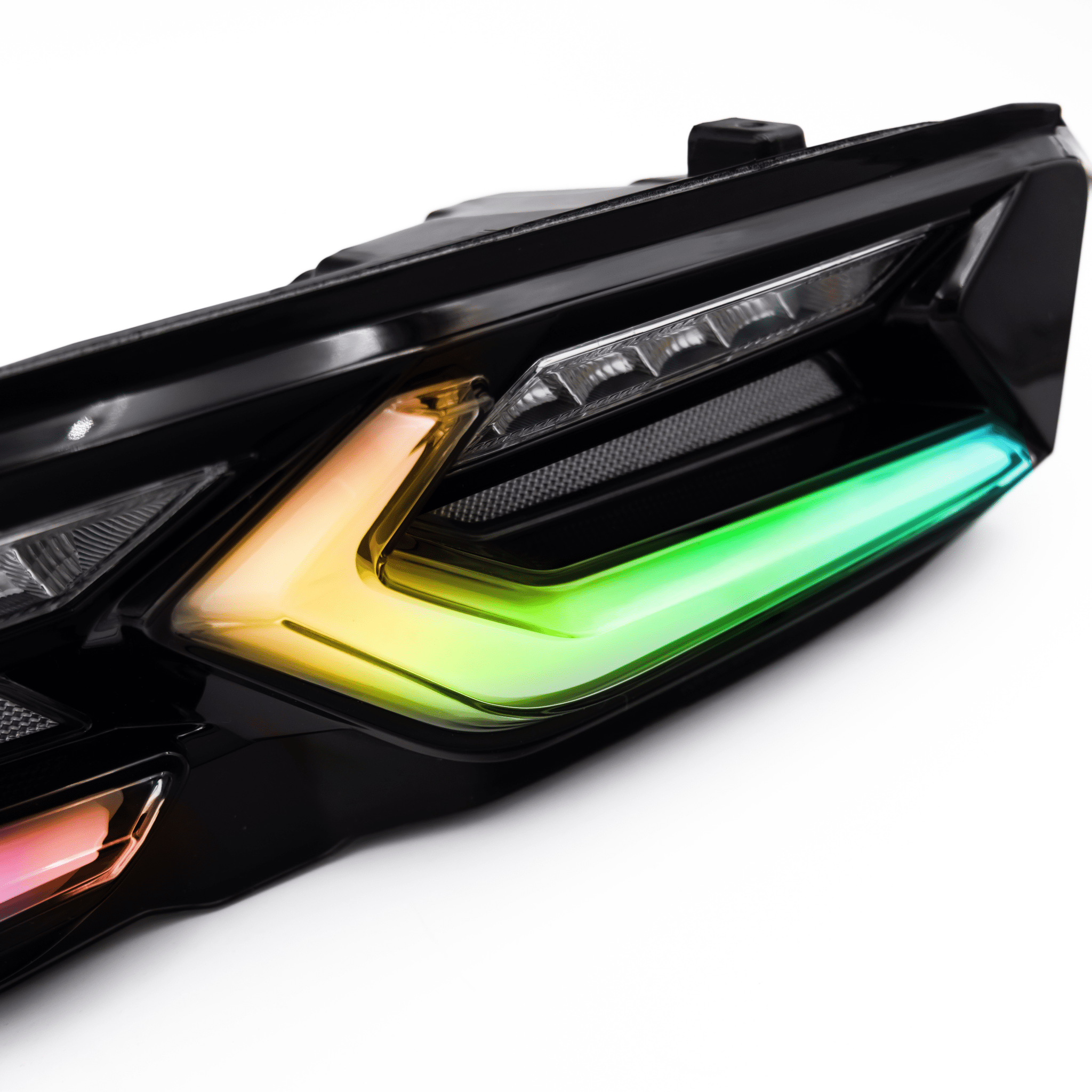 2019-2025 CHEVY CAMARO UMBRA LED TAILLIGHTS GLOSS BLACK/SMOKE LENS - Rapid Vehicles