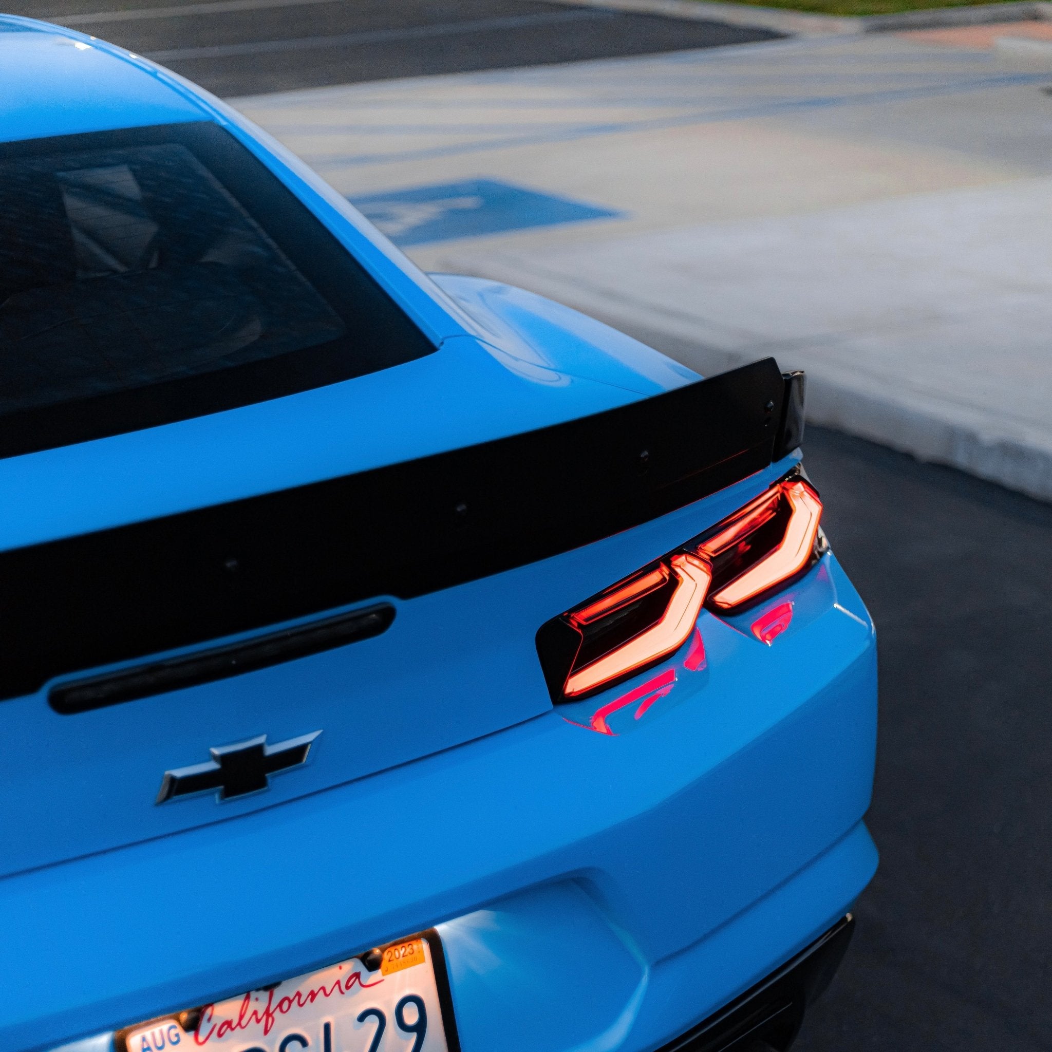 2019-2025 CHEVY CAMARO UMBRA LED TAILLIGHTS GLOSS BLACK/SMOKE LENS - Rapid Vehicles