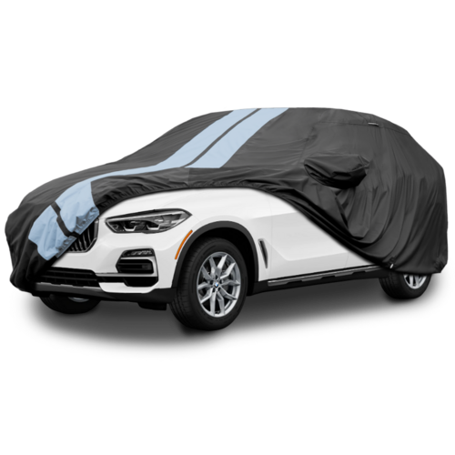 2020-2024 BMW X5 M TimeGuard SUV Cover-STR-Black-Gray - Premium Automotive from Sangria Hestia - Just $209.69! Shop now at Rapidvehicles