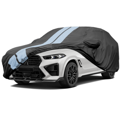 2020-2024 BMW X6 M TimeGuard SUV Cover-STR-Black-Gray - Premium Automotive from Sangria Hestia - Just $193.99! Shop now at Rapidvehicles