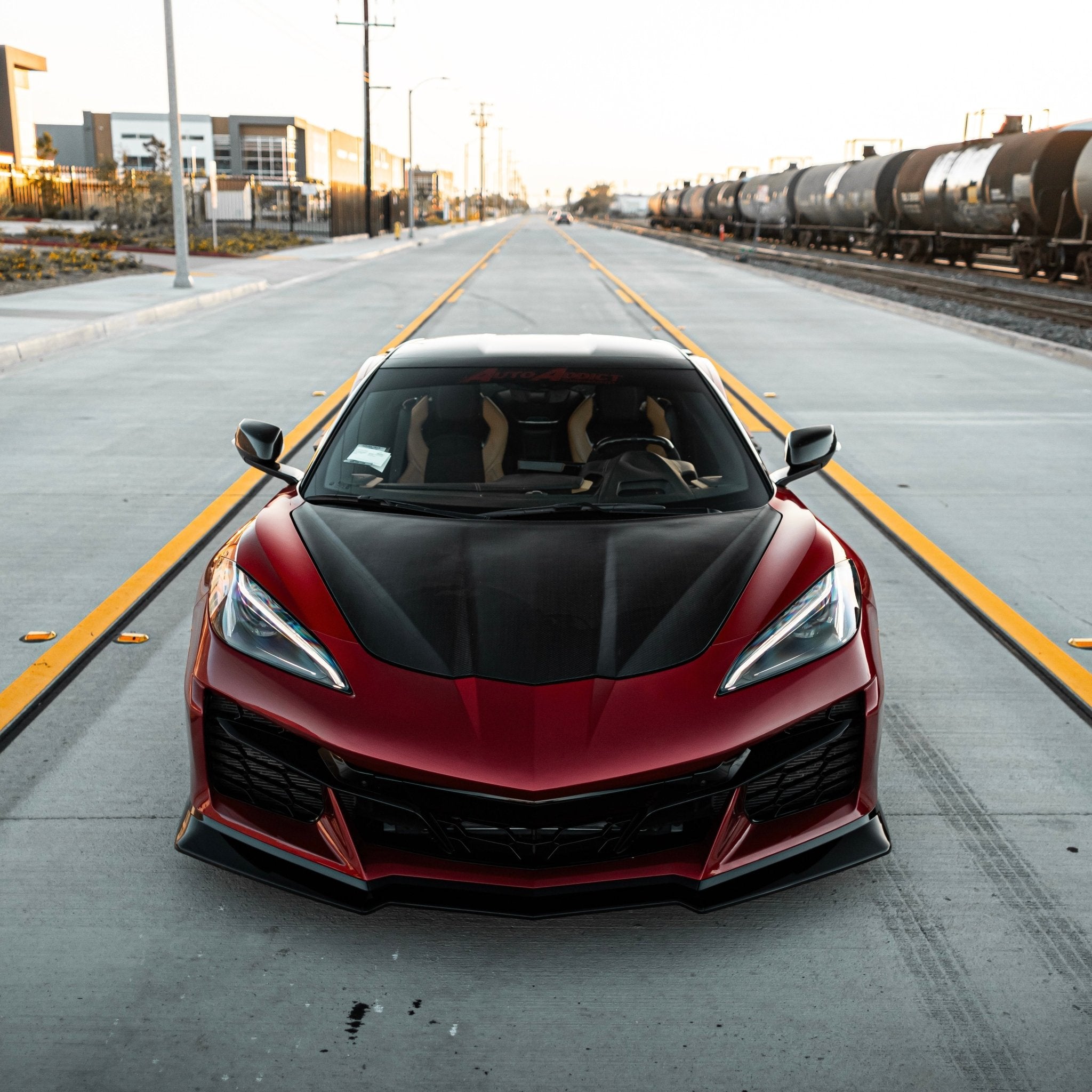 2020-2024 Corvette C8 Stingray Z06 Track Package 15pcs Full Conversion Front Bumper Body Kit - Rapid Vehicles