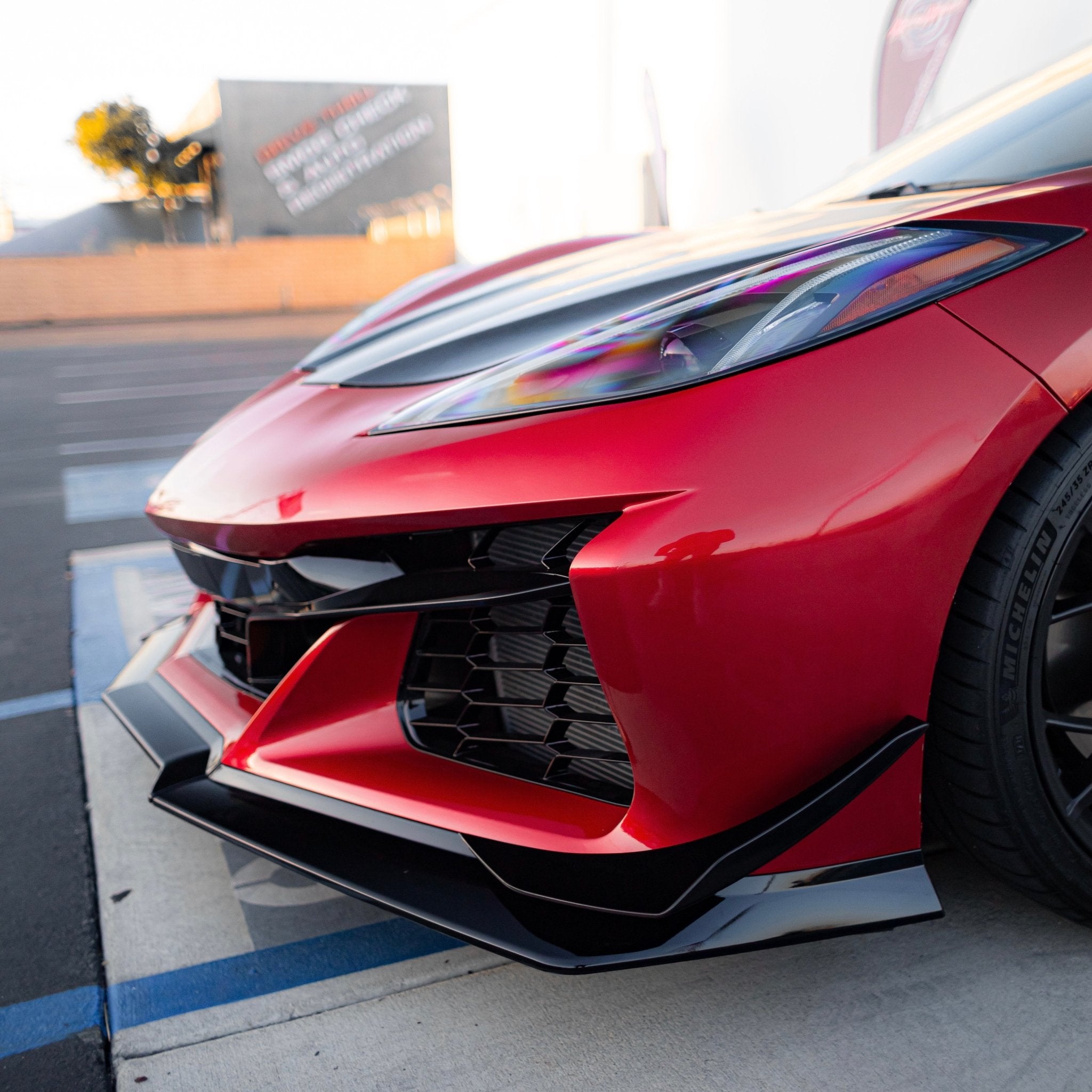 2020-2024 Corvette C8 Stingray Z06 Track Package 15pcs Full Conversion Front Bumper Body Kit - Rapid Vehicles